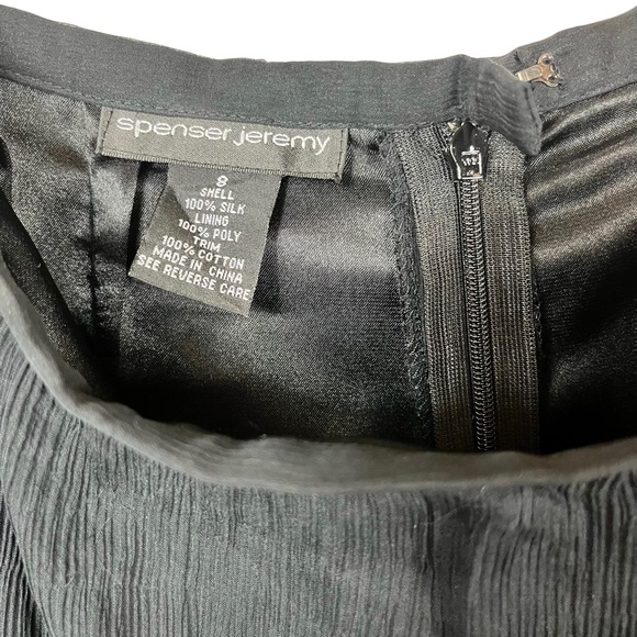 Spenser Jeremy Black Semi Sheer Maxie Skirt with Palettes Disc | Size: 8 - Picture 3 of 8